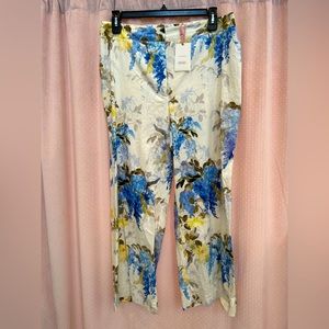 Alex Marie NWT Floral Cropped Pants Women’s Size 14